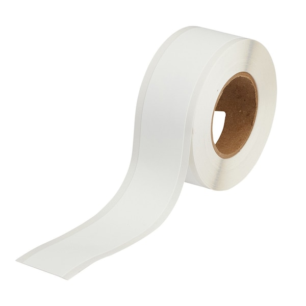 Repositionable Vinyl Labels 1.125 in W x 50 ft L White